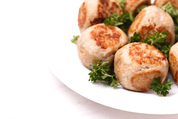 Homemade swedish meatballs with sour cream