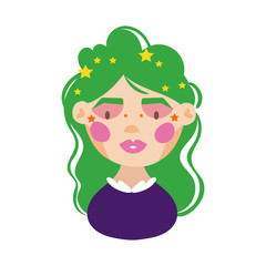 lesbian character gay pride hand draw style