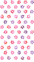 Elanance Floral motif pattern with color backgound