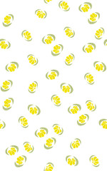 Elanance Floral motif pattern with color backgound