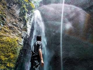 the flow of water that is very swift makes its own coolness