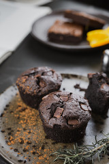 chocolate chip cookies on a plate