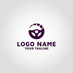 highway driving logo vector logo
