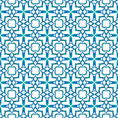 Trendy organic green border. Blue fair boho chic 