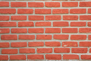 Texture of old vintage brick wall.