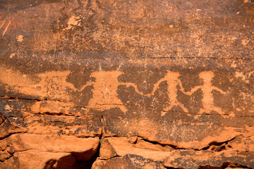 Petroglyphs in the Valley of Fire