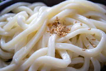 ざるうどんのクロースアップ