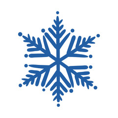 snowflake ice hand draw style icon