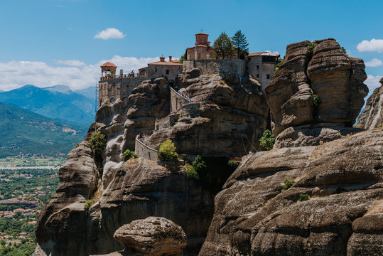Great Monastery of Varlaam on the high rock in Meteora, Thessaly, Greece