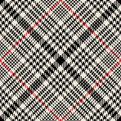 Tweed pattern diagonal plaid. Seamless hounds tooth texture for modern autumn textile prints.
