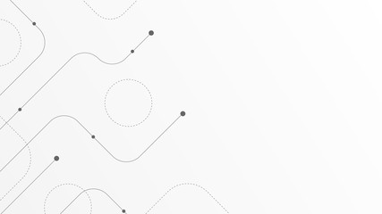 Abstract geometric connect lines and dots.Simple technology graphic background.Illustration Vector design Network and Connection concept.