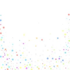 Festive confetti. Celebration stars. Colorful star