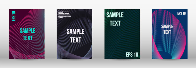 Geometric template with lines 