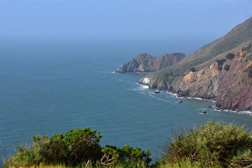 Fototapeta na wymiar San Francisco coast - California