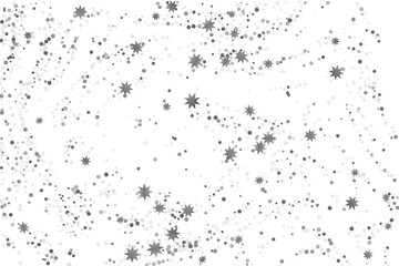 Silver glitter confetti.