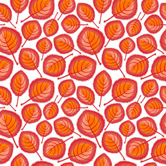 Square, seamless pattern, leaf pattern. Background for site or blog, textiles, packaging, interior drawing, wallpaper