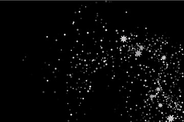 Silver glitter confetti.