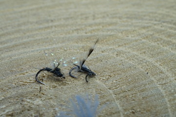 Fishing hooks used for mountain stream fishing