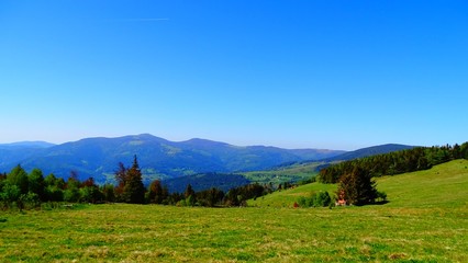 Fototapeta premium Europe, France, great east, Alsace, Vosges mountain landscape