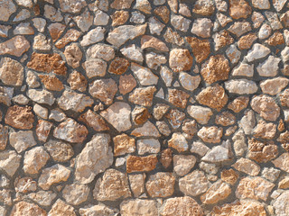 Texture image of yellow and brown stones