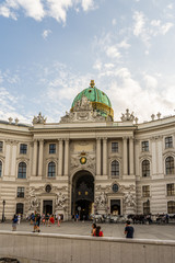 Hofburg Palace in Vienna Wien, Austria.