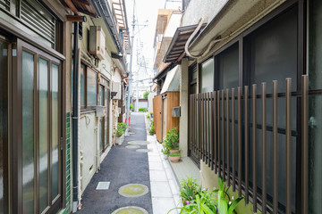東京下町の路地裏 - obrazy, fototapety, plakaty