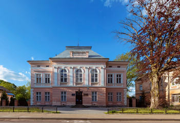 Obraz premium the old authentic architecture of the city of Drohobych, Ukraine