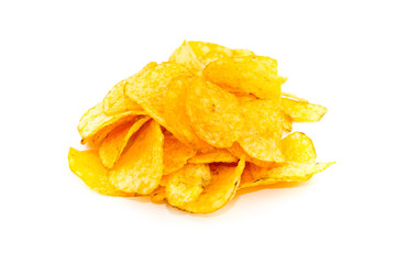 Ungesunde und Fettige Kartoffelchips