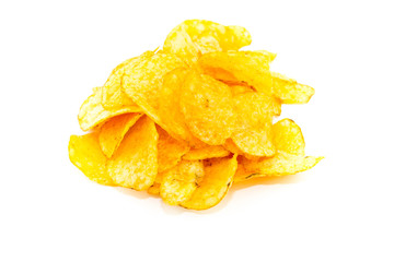 Ungesunde und Fettige Kartoffelchips