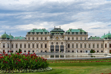Obraz premium Belvedere Palace in Vienna Wien, Austria.