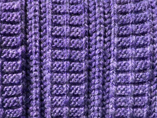 knitting pattern. knitting woolen background, knitting