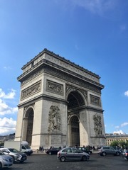 Fototapeta na wymiar Arco do Triunfo, Paris, França
