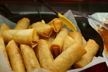 Chinese food counter in Japanese supermarket