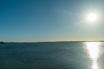 the swan river looking west