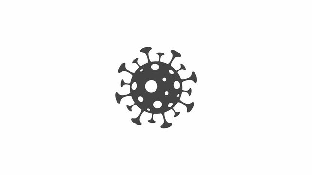 Stop coronavirus covid 19 concept video stop sign