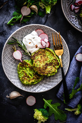 Broccoli pancakes