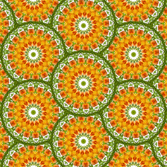 Decorative floral pattern background