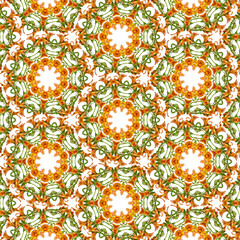 Decorative floral pattern background
