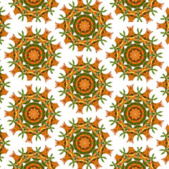 Decorative floral pattern background