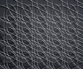 Abstract Geometrical Artwork,Abstract Graphical Art Background Texture,Modern Conceptual Art.3D Rendering