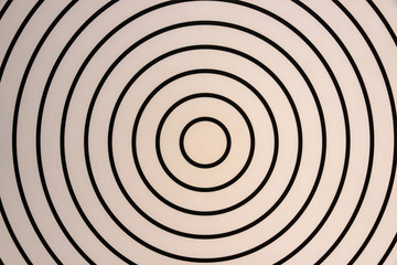 Abstract swirl psychedelic with rotation black line