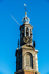 Munttoren (Mint Tower) or Munt in Amsterdam, Netherlands