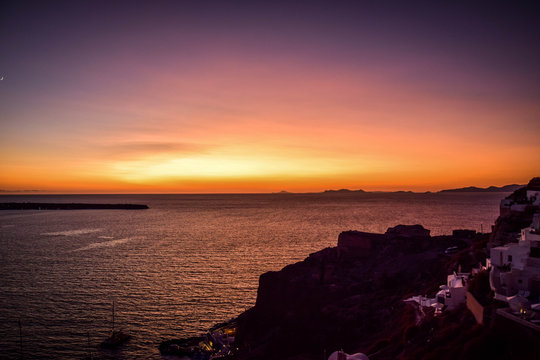 Santorini Island in Greece