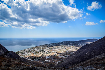 Santorini Island in Greece