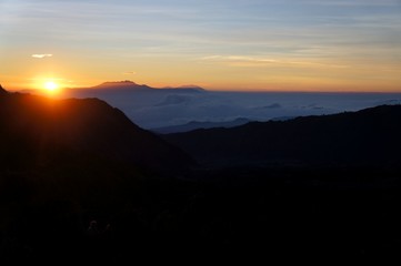 Sunrise on top of Mount Bromo, Indonesia