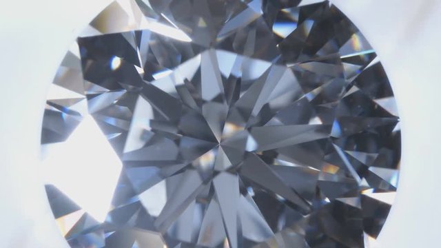 View of diamonds and gems close-up.