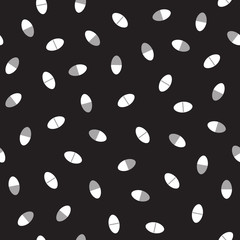 Gray pastil pattern. Seamless vector background