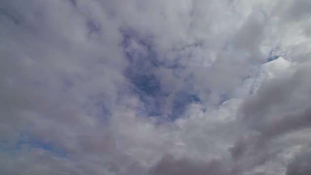 Time lapse of sky with clouds.