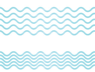 Blue waves background. vector illustration