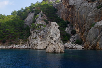 Fototapeta na wymiar Segeltour - Türkische Riviera